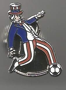 Pin Fussballweltmeisterschaft 2026 Mascot USA silber